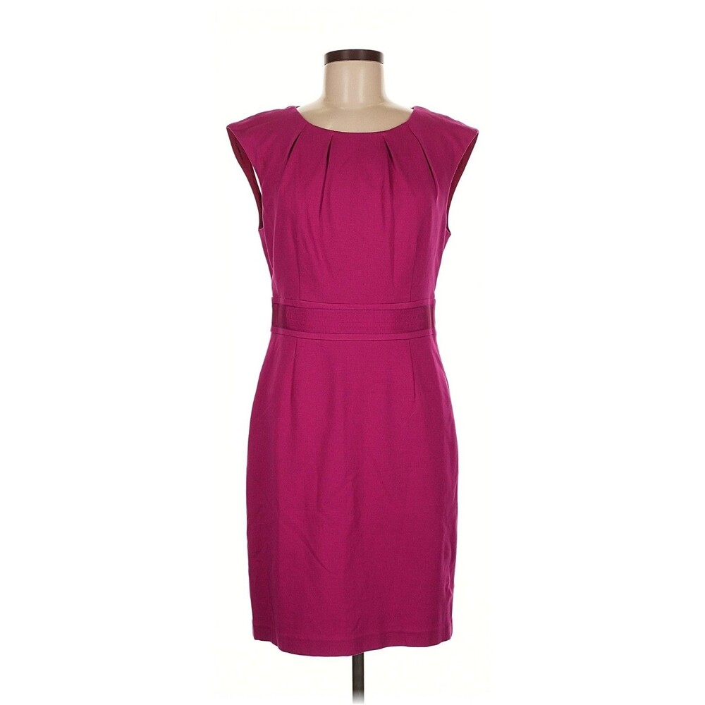Trina Turk Raspberry Sheath Dress Sleeveless sz 0/XS